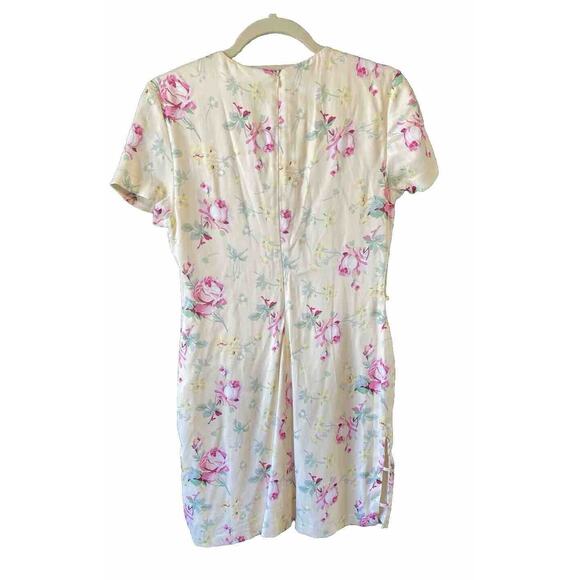 Zara Dress Womens Size Medium Mini Spring Floral Party Guest Feminine NEW NWT - Picture 3 of 16